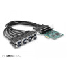 Delock PCI Express x1 Karte zu 8 x Seriell RS-232