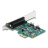 Delock PCI Express x1 Karte zu 2 x Seriell RS-232 + 1 x Parallel IEEE1284