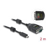 Delock USB Type-C™ zu Seriell DB9 Adapter mit 9 LED RS-232 Tester
