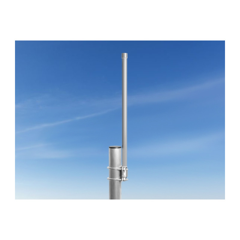 Delock 5G 3,3 - 3,8 GHz Antenne N Buchse 8 dBi 50 cm omnidirektional starr outdoor grau