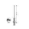Delock 5G 3,3 - 3,8 GHz Antenne N Buchse 8 dBi 50 cm omnidirektional starr outdoor grau