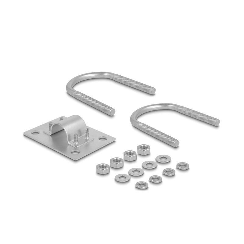 Delock 5G 3,3 - 3,8 GHz Antenne N Buchse 8 dBi 50 cm omnidirektional starr outdoor grau