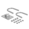 Delock 5G 3,3 - 3,8 GHz Antenne N Buchse 8 dBi 50 cm omnidirektional starr outdoor grau