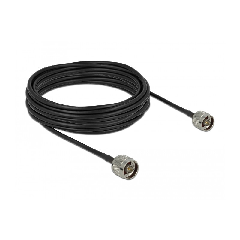 Delock Antennenkabel N Stecker zu N Stecker LMR195 10 m low loss