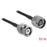 Delock Antennenkabel N Stecker zu BNC Stecker 50 Ohm LMR195 10 m