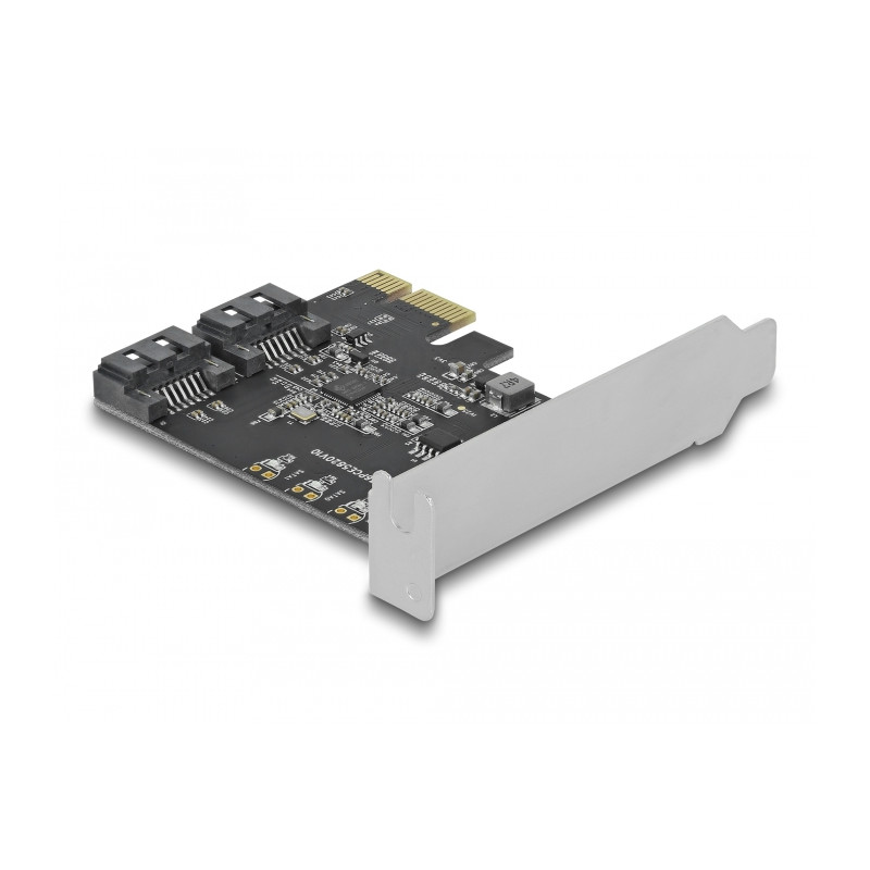 Delock 2 Port SATA PCI Express x1 Karte - Low Profile Formfaktor
