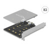 Delock PCI Express x1 Karte zu 2 x intern M.2 Key B