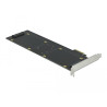 Delock PCI Express x2 Karte für 4 x SATA HDD / SSD RAID