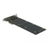 Delock PCI Express x2 Karte für 4 x SATA HDD / SSD RAID
