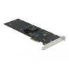 Delock PCI Express x2 Karte für 4 x SATA HDD / SSD RAID