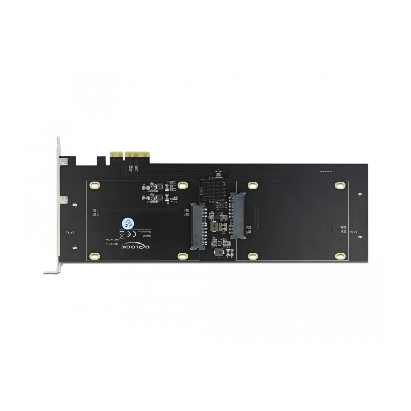 Delock PCI Express x2 Karte für 4 x SATA HDD / SSD RAID