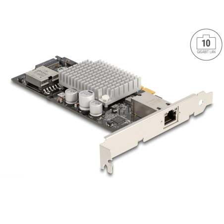 Delock PCI Express x4 Netzwerkkarte 10 Gigabit LAN 1 x RJ45 mit PoE+ IOI