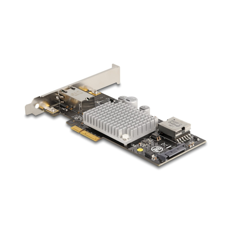 Delock PCI Express x4 Netzwerkkarte 10 Gigabit LAN 1 x RJ45 mit PoE+ IOI