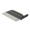 Delock PCI Express x16 Karte zu 5 x intern M.2 Key B / SATA