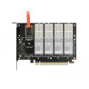 Delock PCI Express x16 Karte zu 5 x intern M.2 Key B / SATA