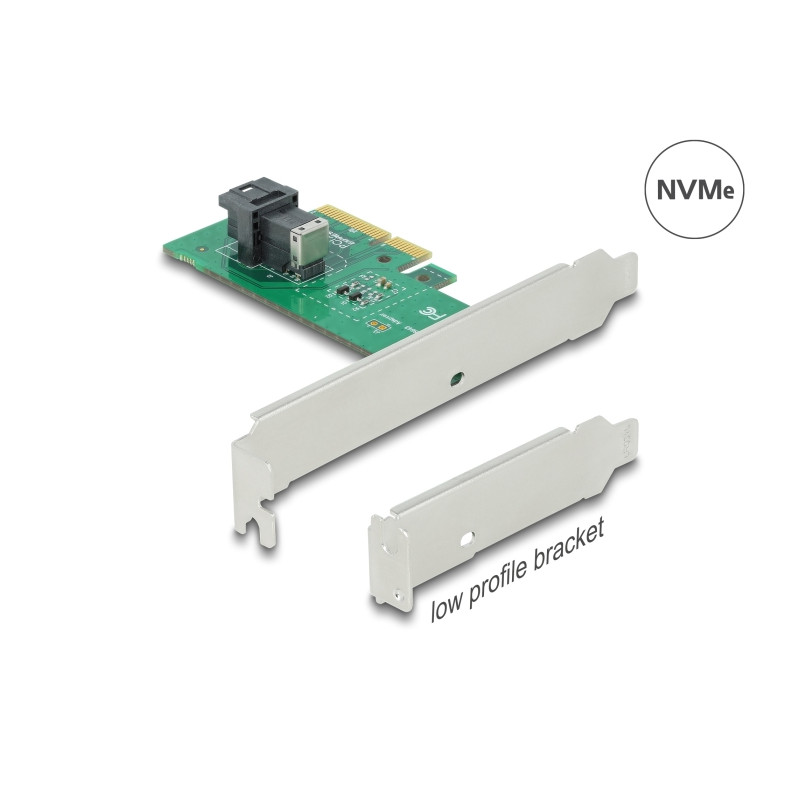 Delock PCI Express x4 Karte zu 1 x intern SFF-8643 NVMe - Low Profile Formfaktor