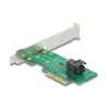 Delock PCI Express x4 Karte zu 1 x intern SFF-8643 NVMe - Low Profile Formfaktor