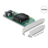 Delock PCI Express x8 Karte zu 2 x intern SFF-8643 NVMe - Low Profile Formfaktor