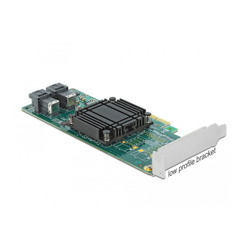 Delock PCI Express x8 Karte zu 2 x intern SFF-8643 NVMe - Low Profile Formfaktor