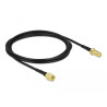 Delock Antennenkabel SMA Stecker zu SMA Buchse LMR/CFD100 2 m low loss
