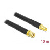 Delock Antennenkabel RP-SMA Stecker zu RP-SMA Buchse LMR/CFD300 10 m low loss