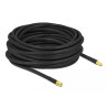 Delock Antennenkabel RP-SMA Stecker zu RP-SMA Buchse LMR/CFD300 10 m low loss