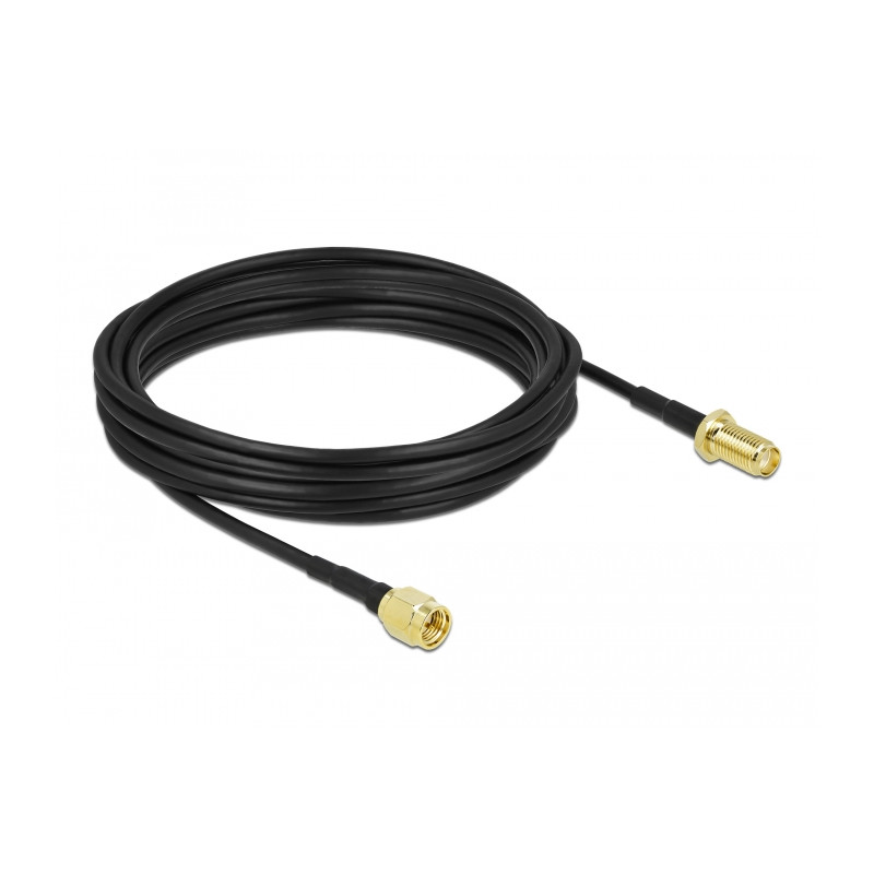 Delock Antennenkabel SMA Stecker zu SMA Buchse LMR/CFD100 7,5 m low loss