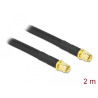 Delock Antennenkabel SMA Stecker zu SMA Stecker LMR/CFD300 2 m low loss