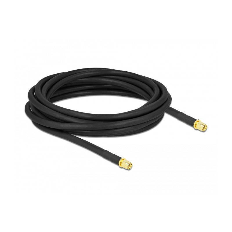 Delock Antennenkabel SMA Stecker zu SMA Stecker LMR/CFD300 5 m low loss