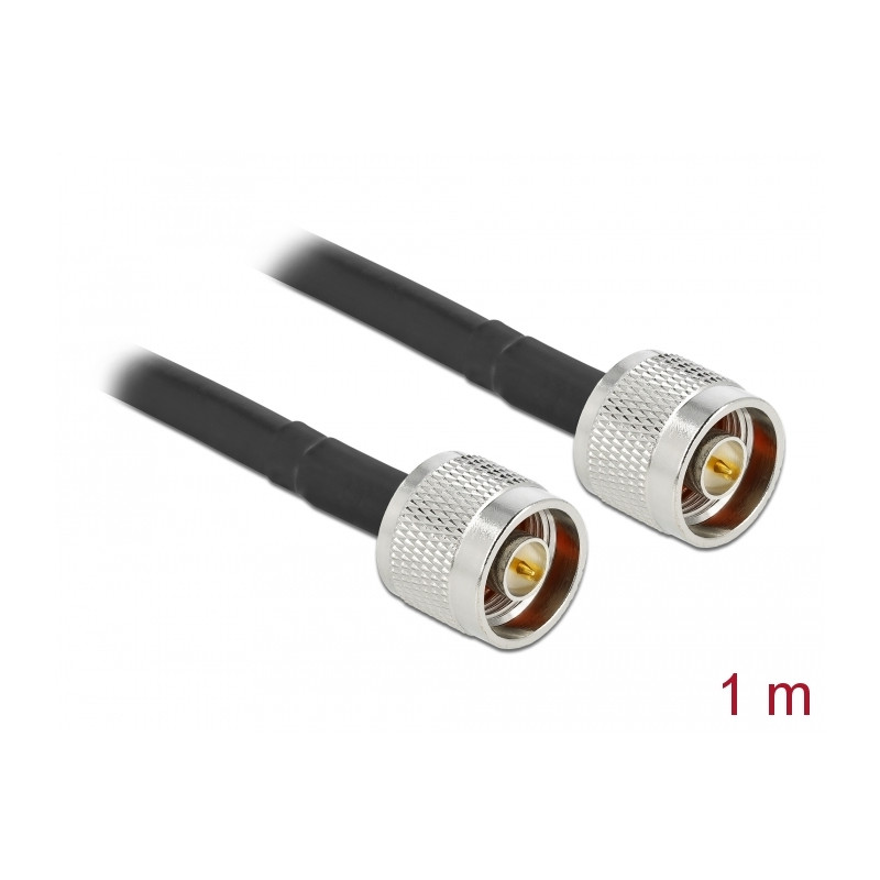 Delock Antennenkabel N Stecker zu N Stecker LMR/CFD300 1 m low loss