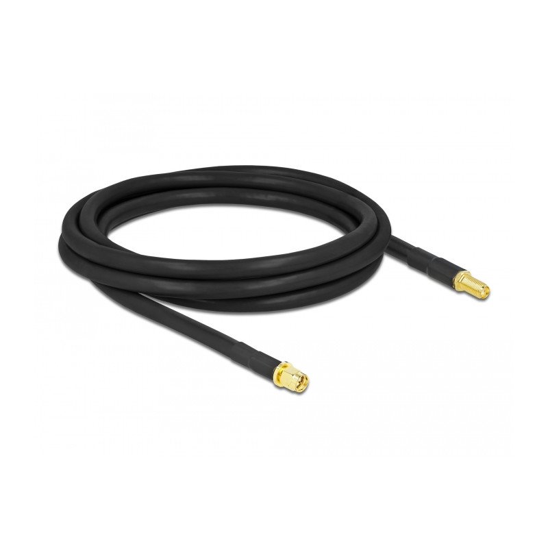 Delock Antennenkabel SMA Stecker zu SMA Buchse LMR/CFD300 2 m low loss