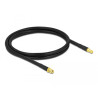 Delock Antennenkabel RP-SMA Stecker zu RP-SMA Buchse LMR/CFD300 1 m low loss