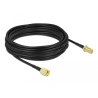 Delock Antennenkabel RP-SMA Stecker zu RP-SMA Buchse LMR/CFD100 10 m low loss