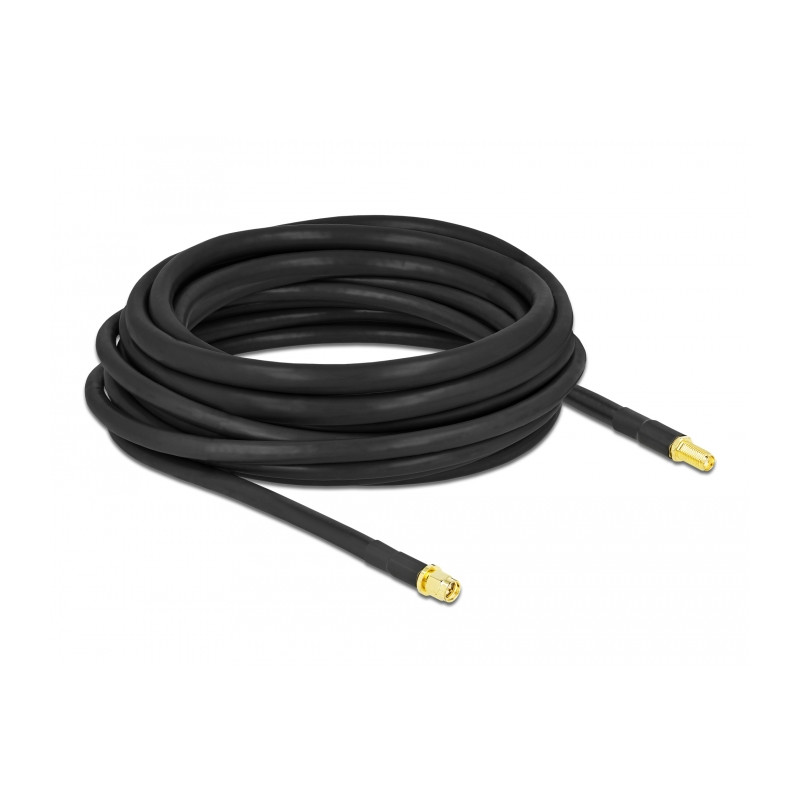 Delock Antennenkabel SMA Stecker zu SMA Buchse LMR/CFD300 7,5 m