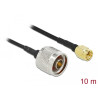 Delock Antennenkabel N Stecker zu SMA Stecker LMR/CFD100 10 m low loss