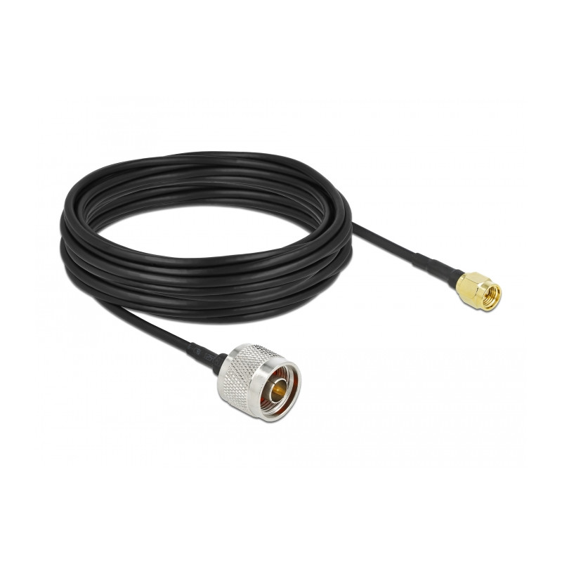 Delock Antennenkabel N Stecker zu SMA Stecker LMR/CFD100 10 m low loss