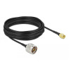 Delock Antennenkabel N Stecker zu SMA Stecker LMR/CFD100 10 m low loss