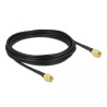 Delock Antennenkabel SMA Stecker zu SMA Stecker LMR/CFD100 5 m low loss