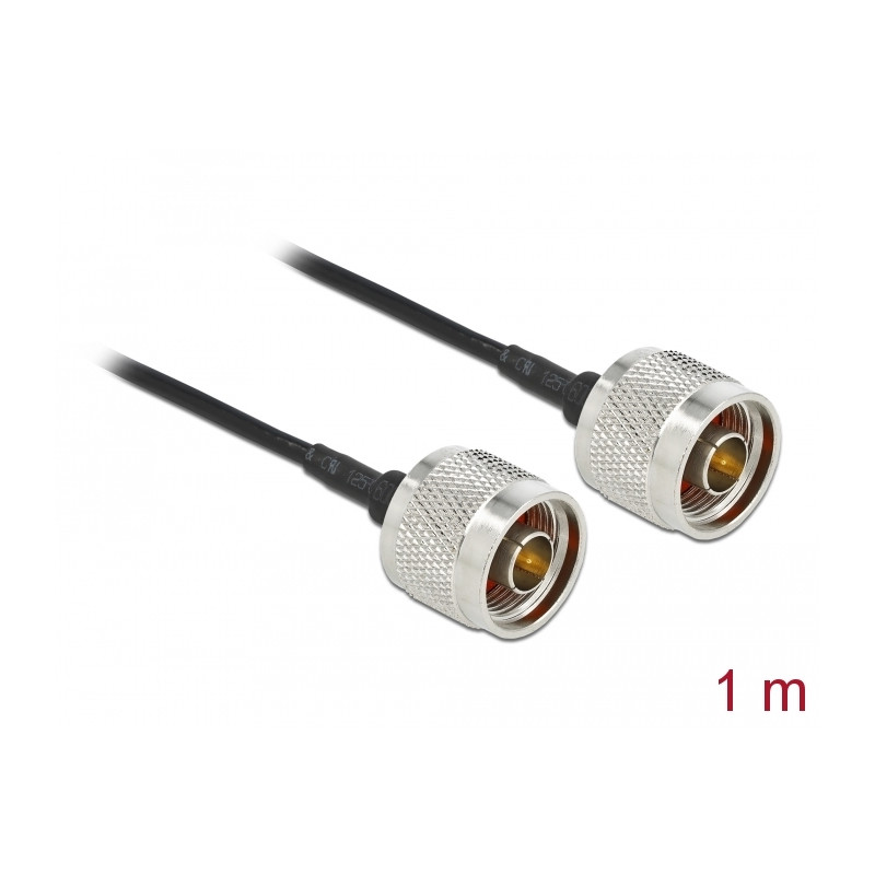 Delock Antennenkabel N Stecker zu N Stecker LMR/CFD100 1 m low loss