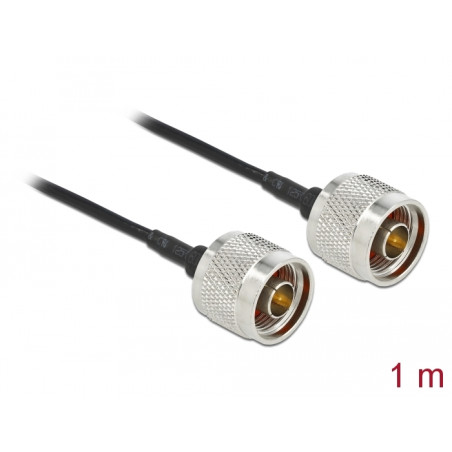 Delock Antennenkabel N Stecker zu N Stecker LMR/CFD100 1 m low loss