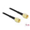 Delock Antennenkabel RP-SMA Stecker zu RP-SMA Stecker LMR/CFD100 5 m low loss