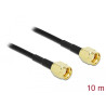 Delock Antennenkabel RP-SMA Stecker zu RP-SMA Stecker LMR/CFD100 10 m low loss