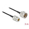 Delock Antennenkabel N Stecker zu N Buchse LMR/CFD100 3 m low loss