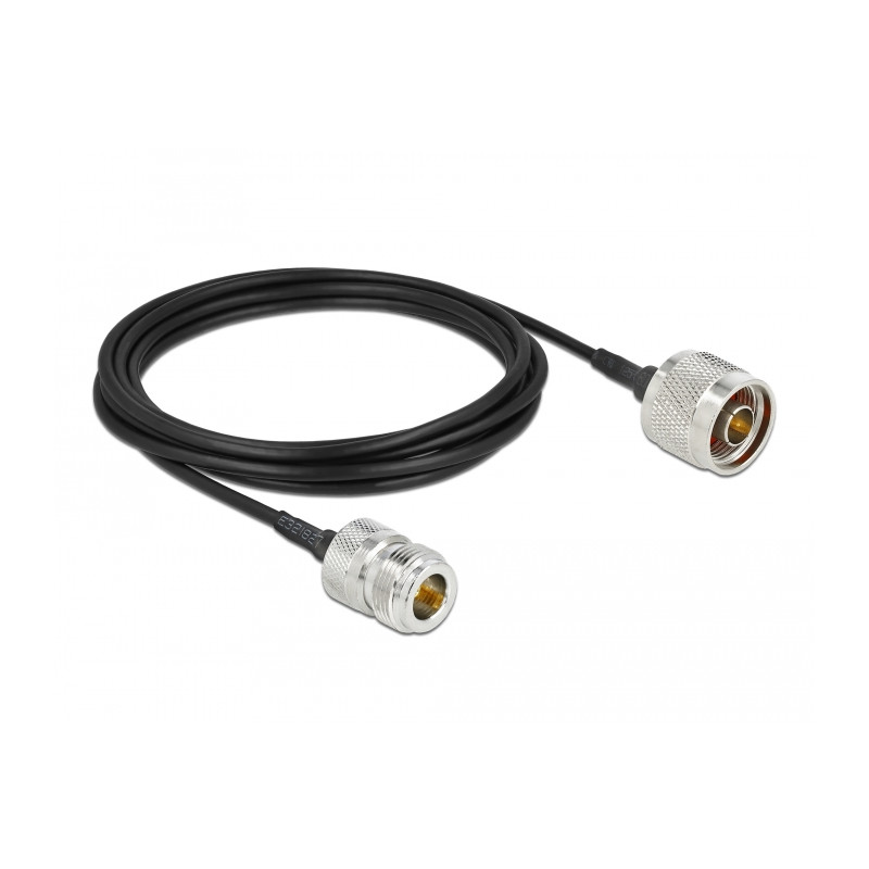 Delock Antennenkabel N Stecker zu N Buchse LMR/CFD100 3 m low loss