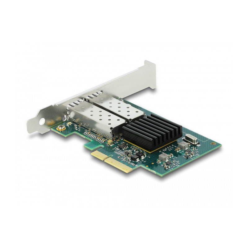 Delock PCI Express x4 Netzwerkkarte Gigabit LAN 2 x SFP i82576