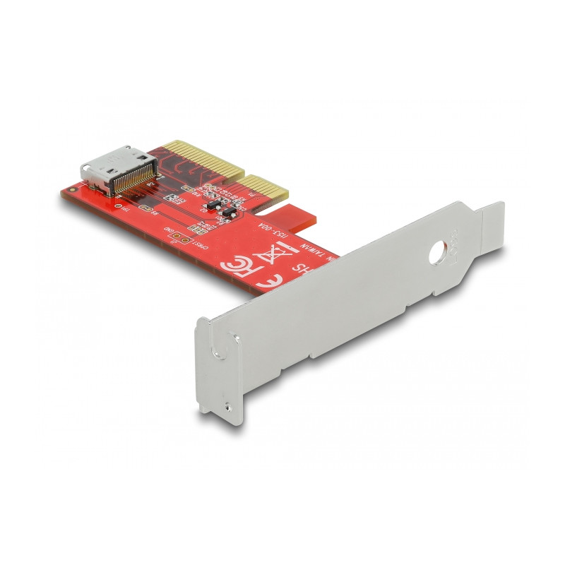 Delock PCI Express x4 Karte zu 1 x intern OCuLink SFF-8612 - Low Profile Formfaktor