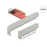 Delock PCI Express x4 Karte zu 1 x intern SFF-8654 4i NVMe - Low Profile Formfaktor