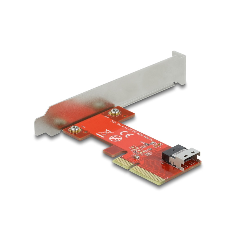 Delock PCI Express x4 Karte zu 1 x intern SFF-8654 4i NVMe - Low Profile Formfaktor