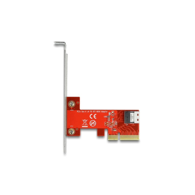 Delock PCI Express x4 Karte zu 1 x intern SFF-8654 4i NVMe - Low Profile Formfaktor