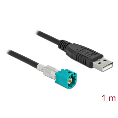 Delock Kabel HSD Z Stecker zu USB 2.0 Typ-A Stecker 1 m